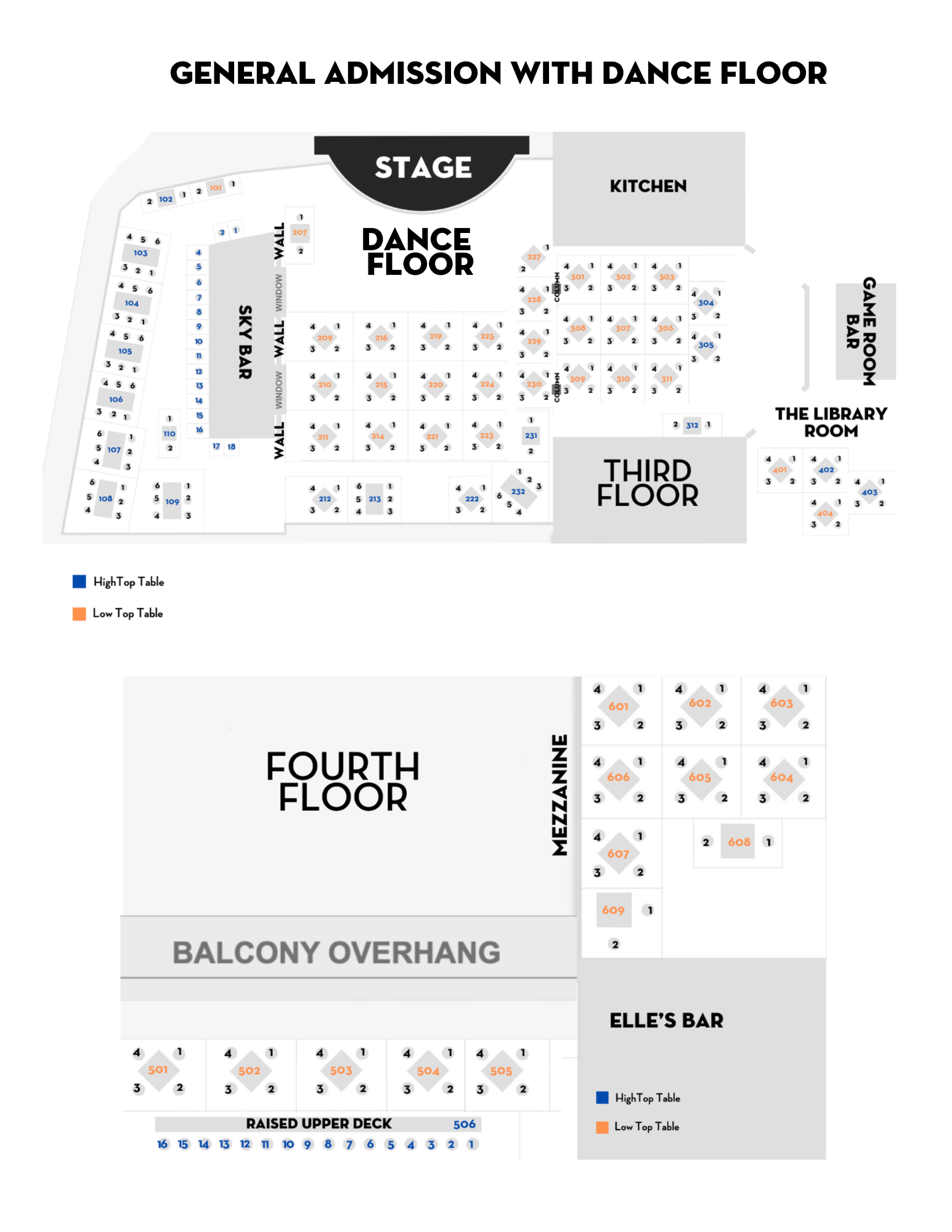 Website - General Admission Map